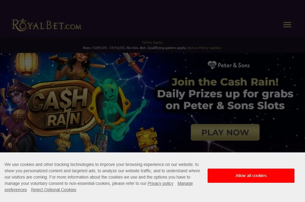 Royalbet Screenshot 3