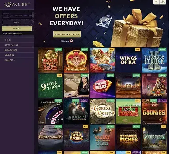 Royalbet Screenshot 2